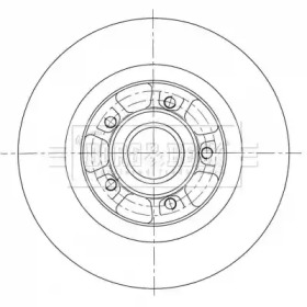 BORG & BECK bbd6069s -  Тормозной диск